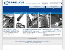 Tablet Screenshot of braillon.com